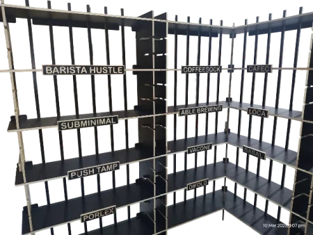 Slot shelving